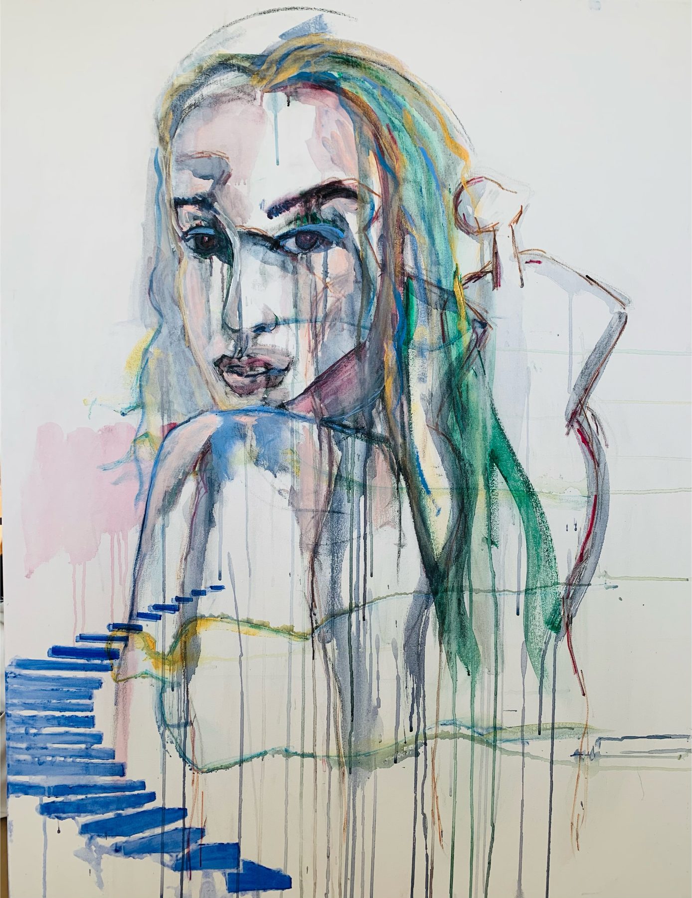 Memories Of Summer №3, a painting by Monica Cohn
