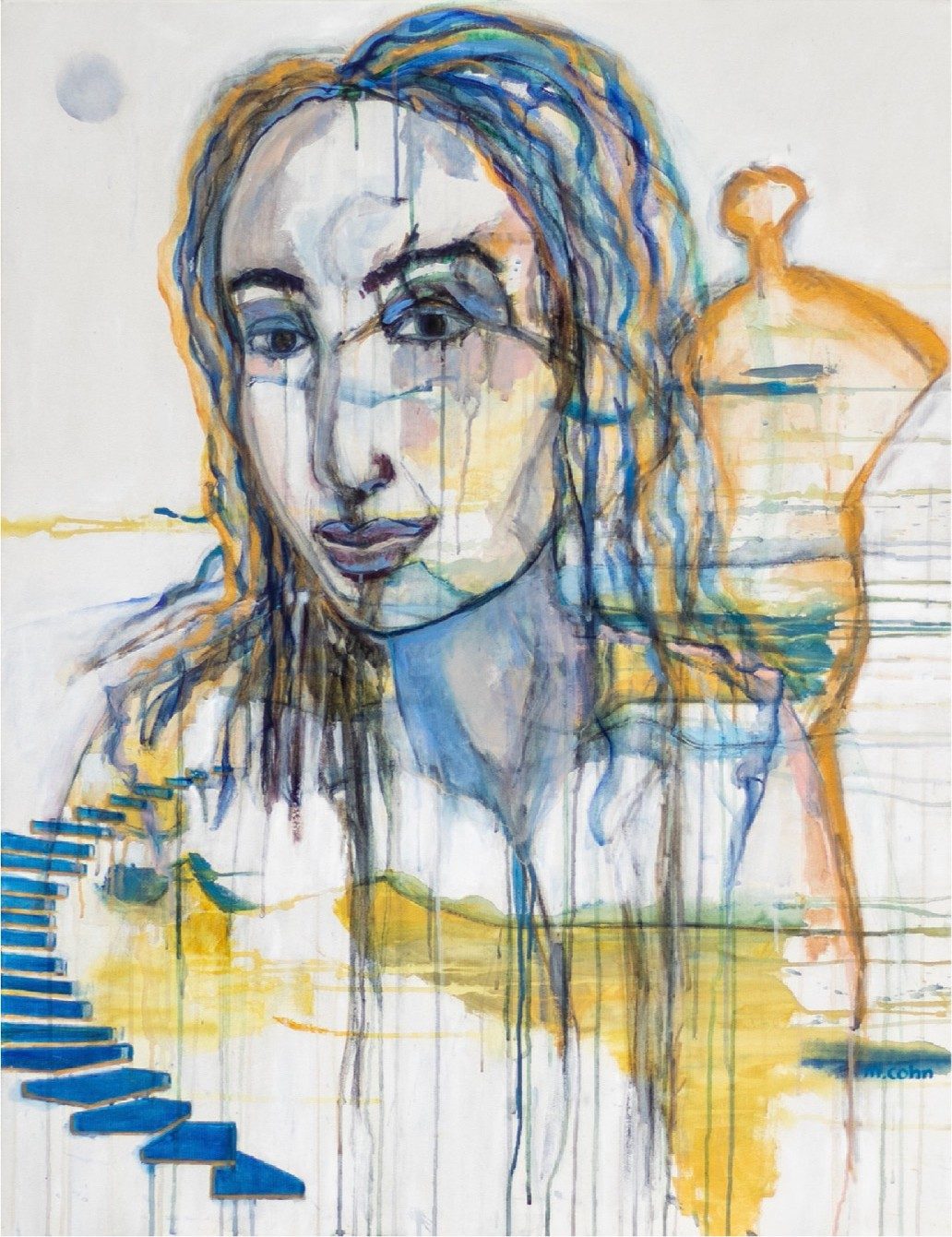 Memories Of Summer №1, a painting by Monica Cohn