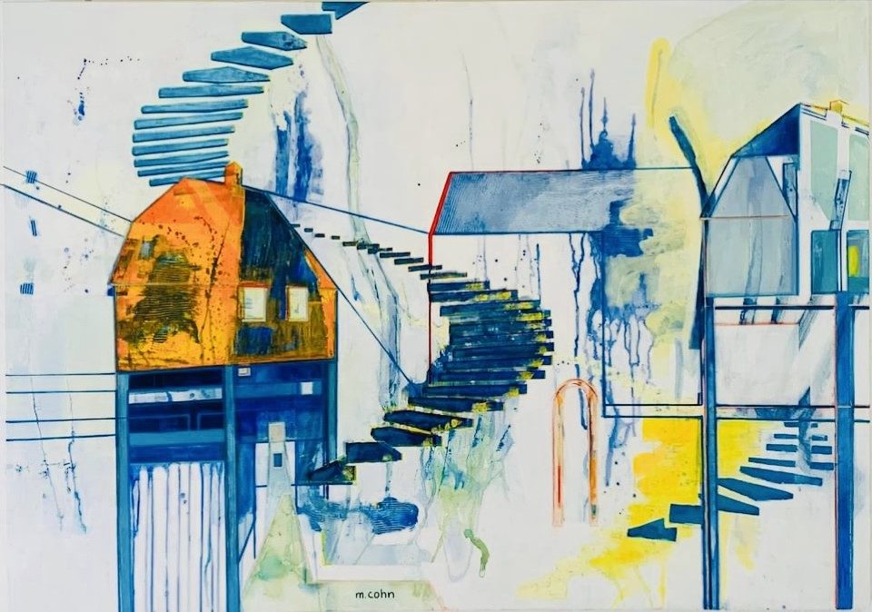 And Stairways To Heaven, a painting by Monica Cohn
